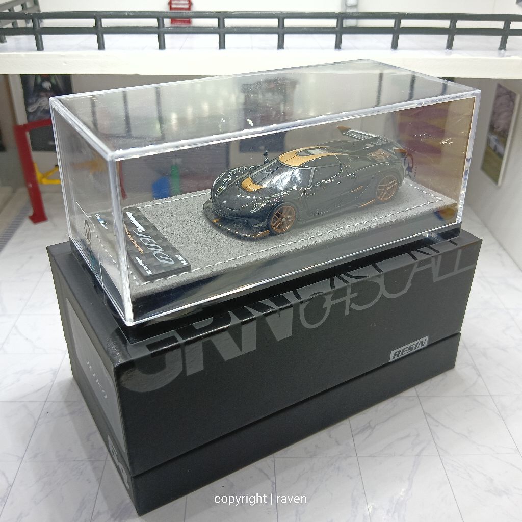 gryning koenigsegg jesko attack diamond black/bronze