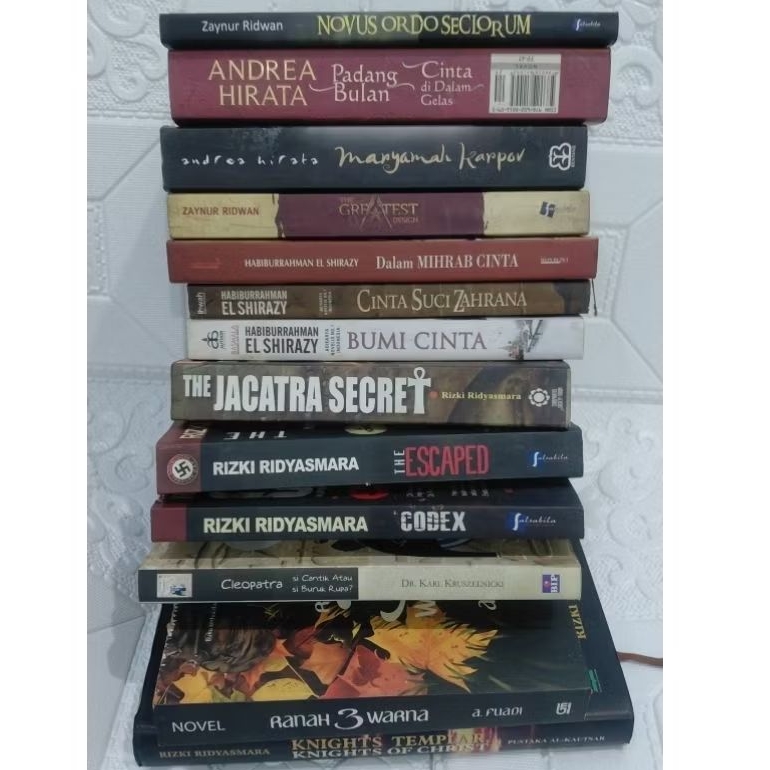 Obral Buku Novel Preloved