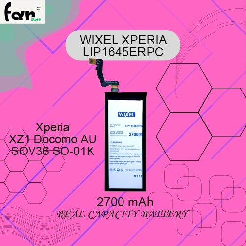 WIXEL BATRE Double Power Handphone Ori LIP1645ERPC For Sony Xperia XZ1 Docomo AU SOV36 SO-01K Real C