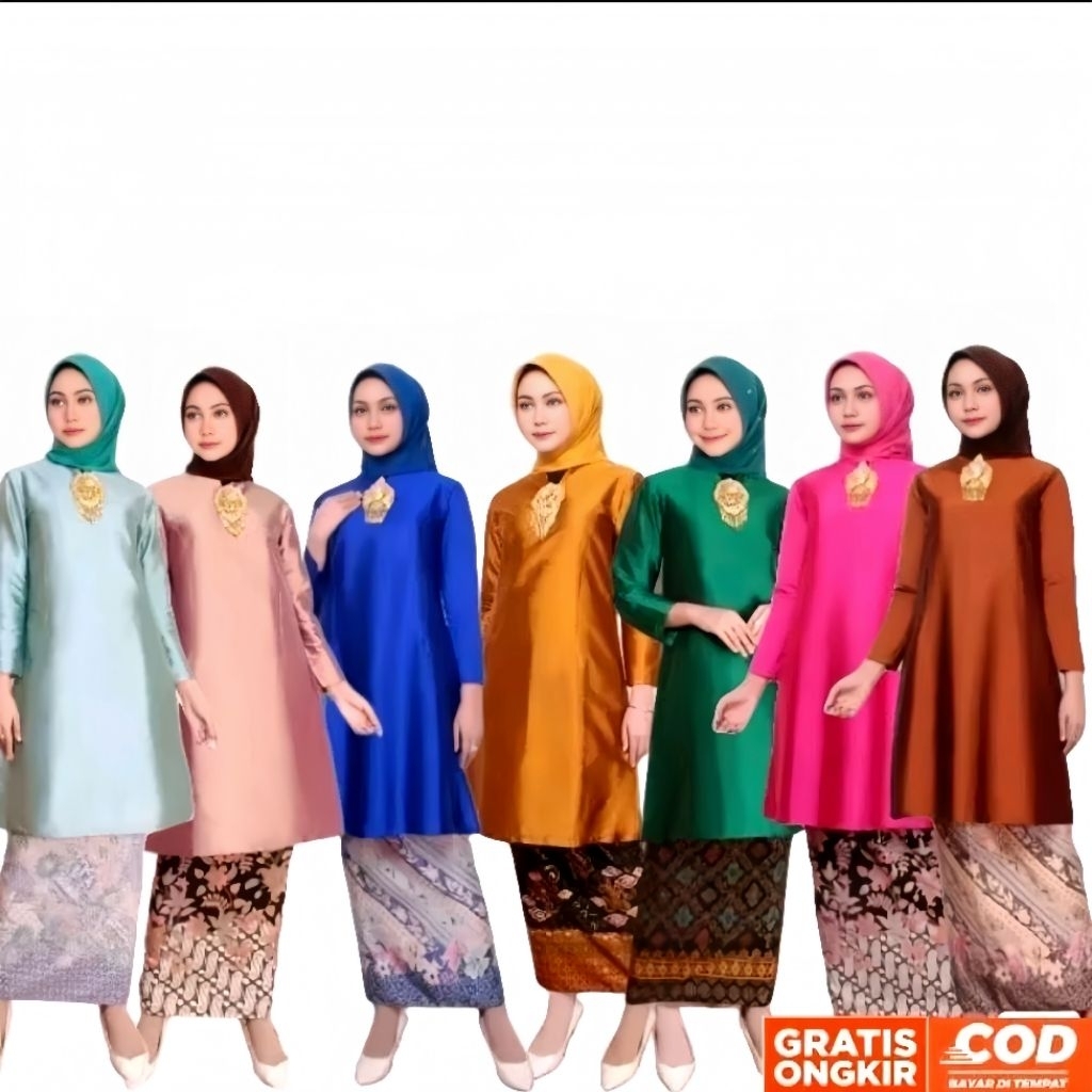 SATU SET  BAJU KURUNG TAFETA/BAJU KURUNG MELAYU/BAJU KURUNG MELAYU/BAJU KURUNG PESTA PENGANTIN