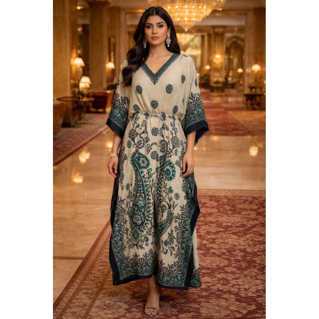 Kaftan India Kalong Lawa Daster India