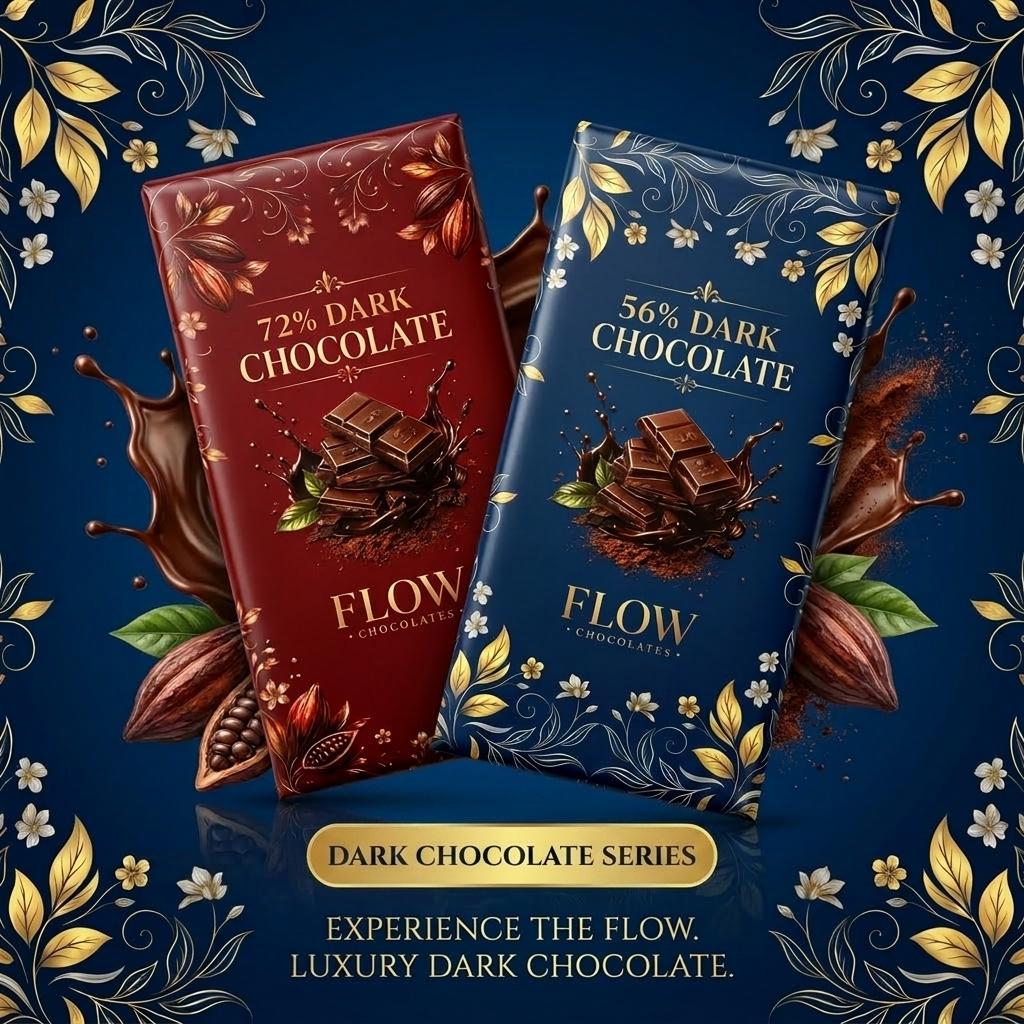 Cokelat Batang Dark Chocolate 56% dan 72% Kakao 100 Gram Camilan Sehat