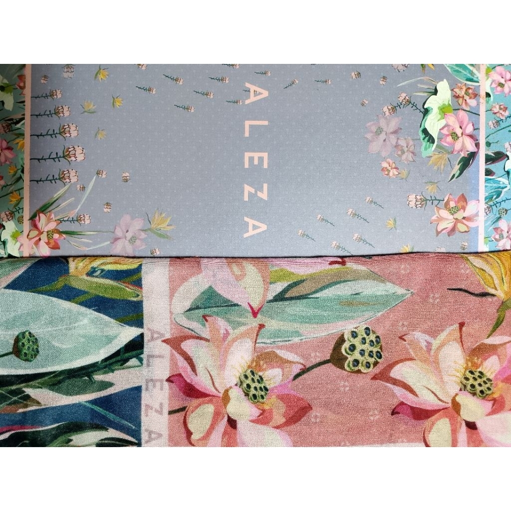 ALEZA scarf kerudung segi empat Preloved