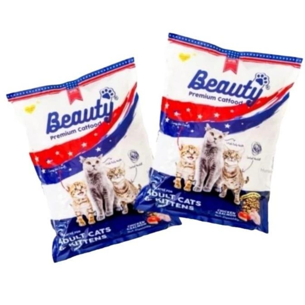 beauty pakan kucing adult dan kitten