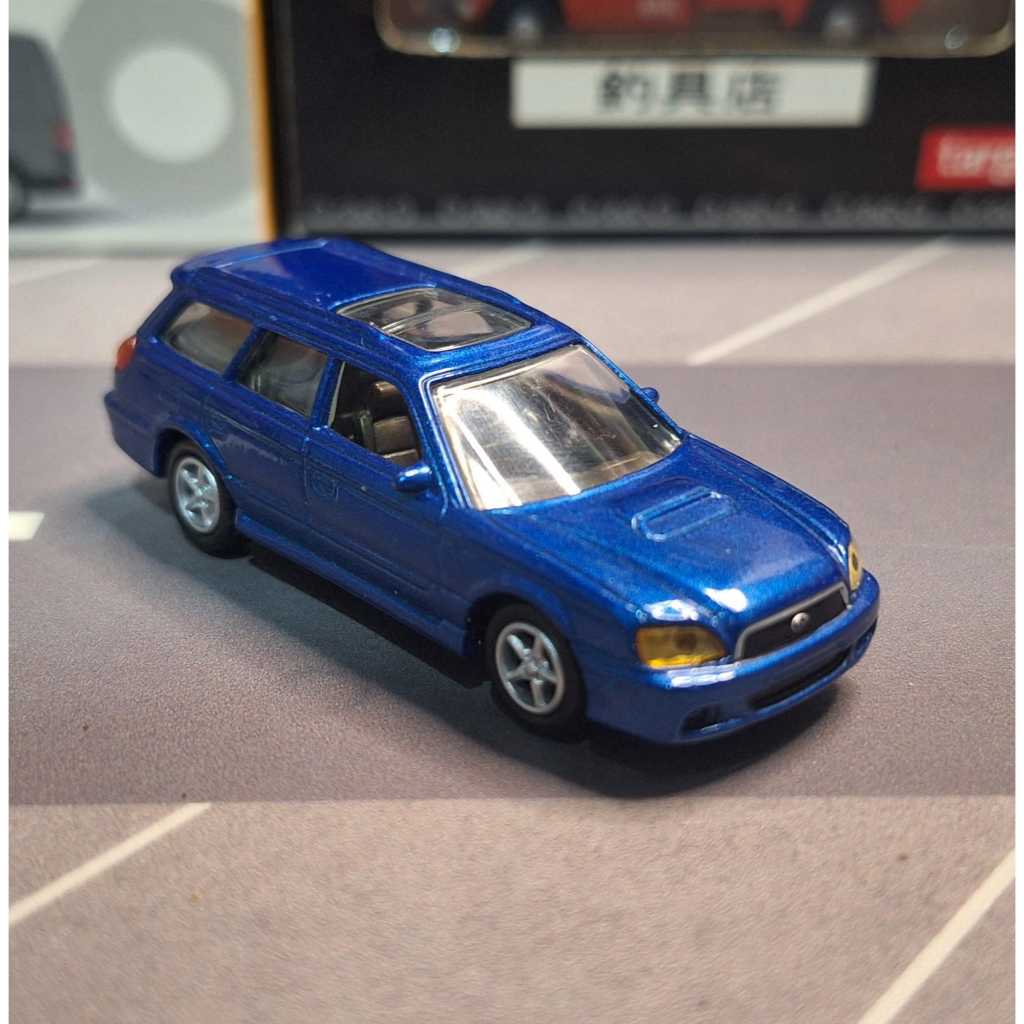 Diecast Real-X | Subaru Legacy Touring Wagon GT Metallic Blue 1/72 Super Rare Murah Ban Karet
