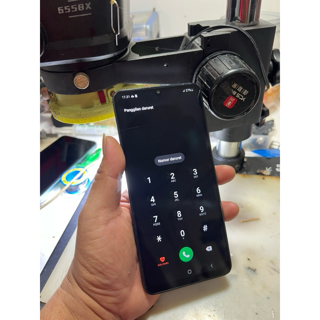 lcd samsung a06 4g original copotan minus kaca baret