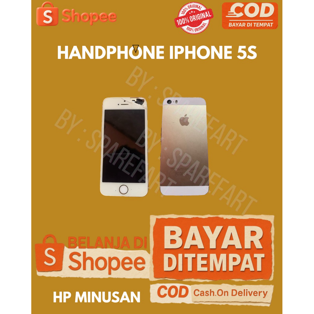 JUAL HP IPHONE 5S MINUS |ORIGINAL|