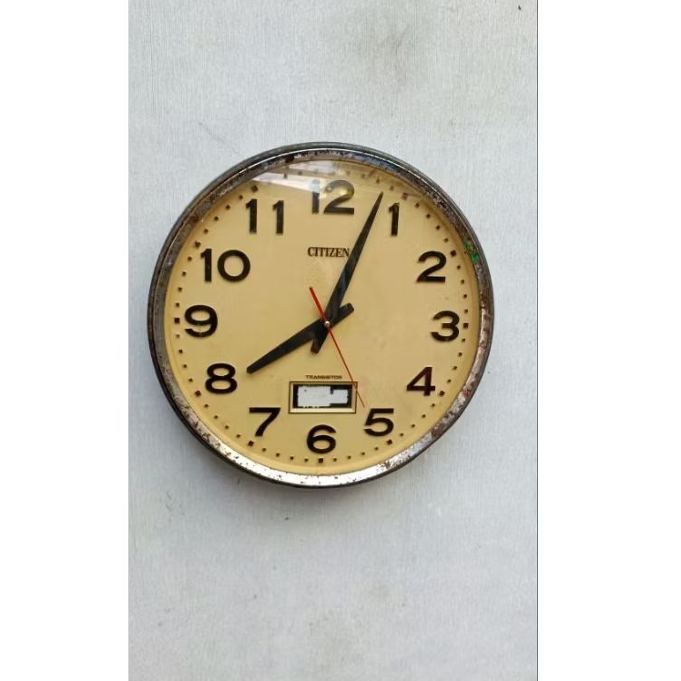 jam dinding citizen antik jadul vintage
