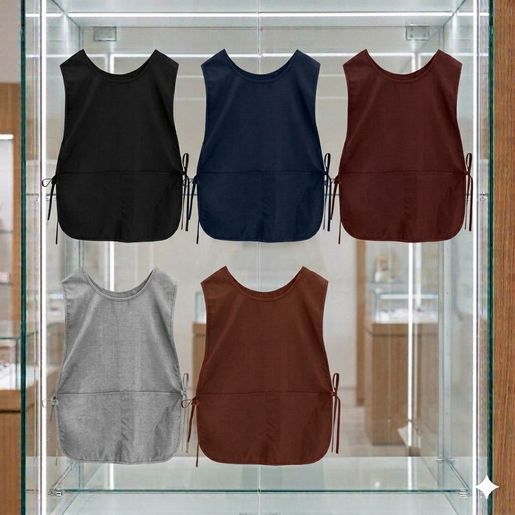 NZ-Pro Apron Cape Premium Dril Celemek Barista Berkualitas