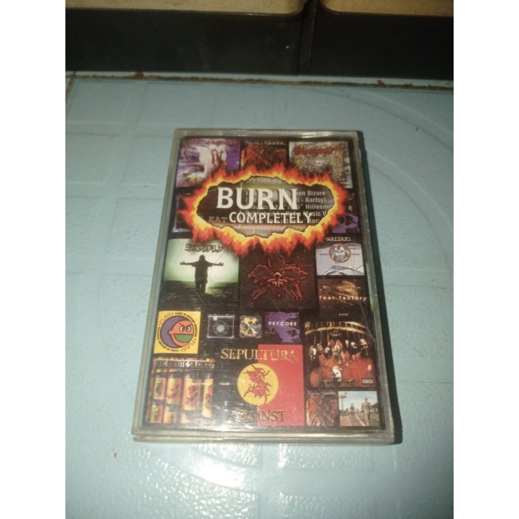 Kaset Pita BURN Completely - Soulfly - Sepultura - Slipknot