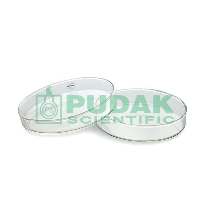 Cawan Petri ± diameter 150 x 25 mm, Kaca| Petri Dish | Bahan Kaca/Gelas Soda Lime