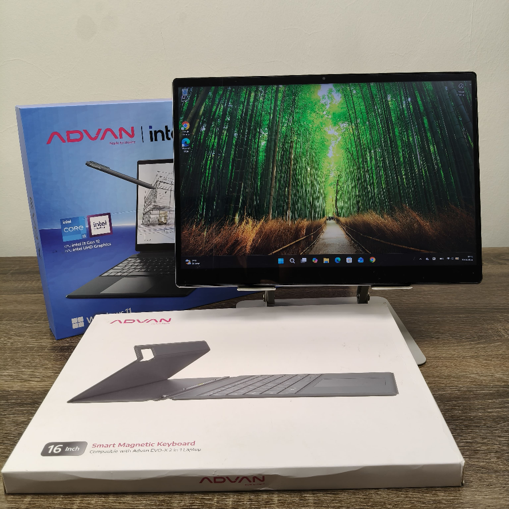 Tablet Windows Advan EVO X16 Intel i3 1215u Ram 12Gb SSD 512gb 2IN1 bekas