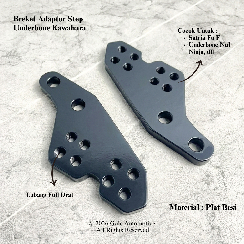 Breket Underbone Kawahara Racing Pnp Satria FU FI Bracket Adaptor Footstep  Underbone Nui Satria FuF