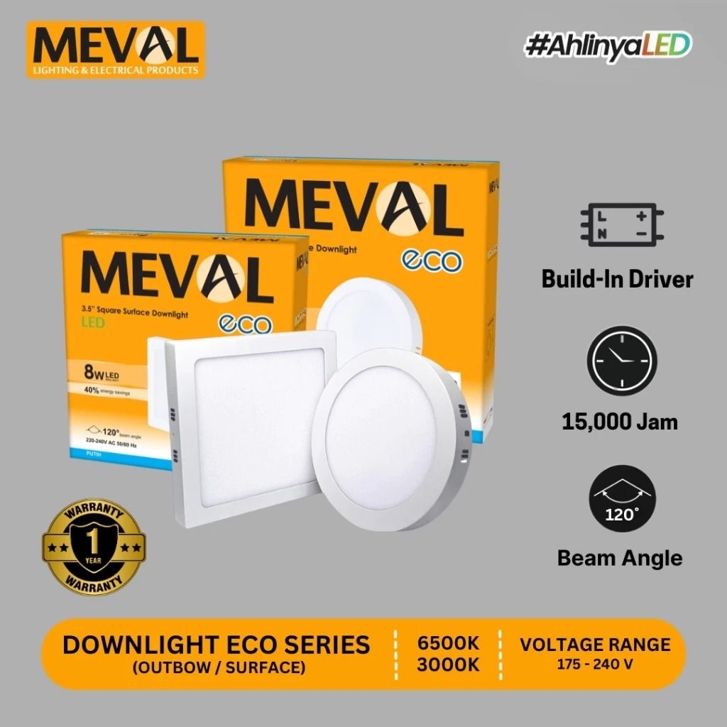 MEVAL LED Downlight ECO Series - Outbow