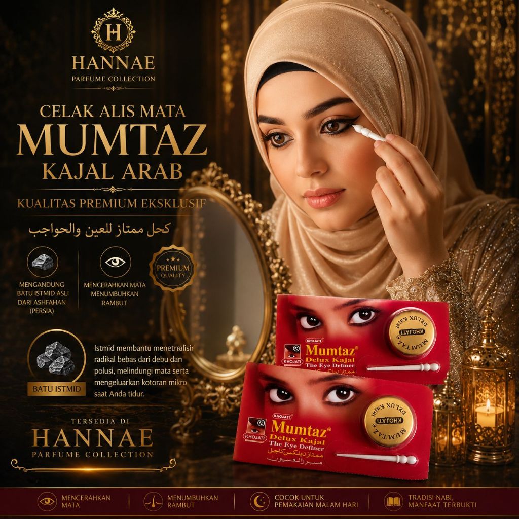 CELAK MUMTAZ Mur Dibia Kajal Kajol Mur Dibia Celak Alis Mata Arab PEBIJI / 1 BIJI