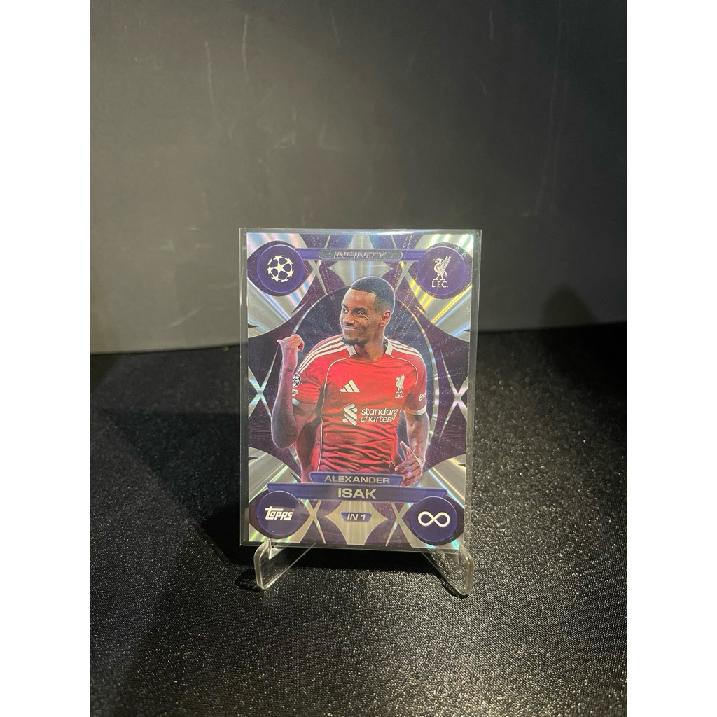 ALEXANDER ISAK LIVERPOOL INFINITY TOPPS MATCH ATTAX