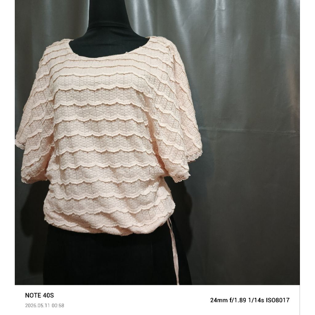 PL blus batwing renda