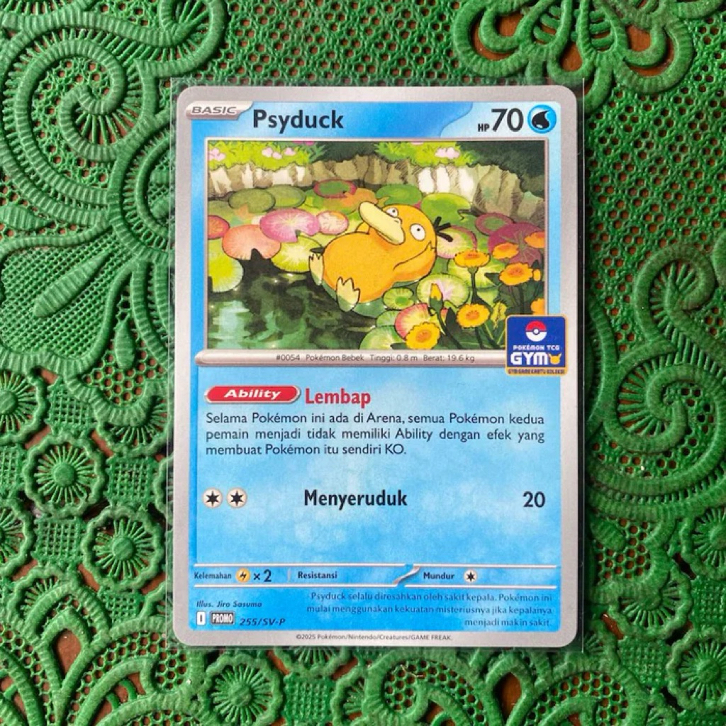 psyduck promo gym pokemon tcg bhs indo