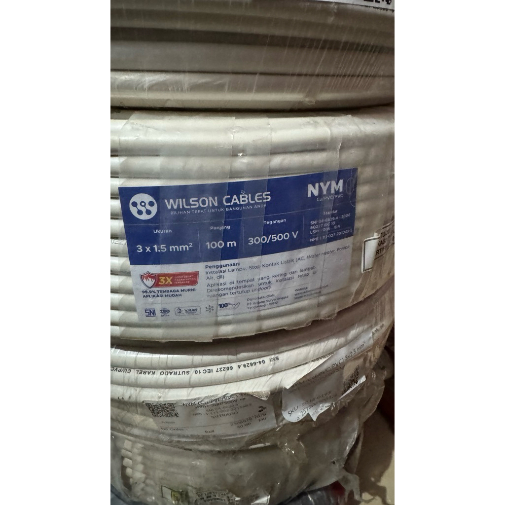 Kabel NYM 3x1,5 merk Wilson