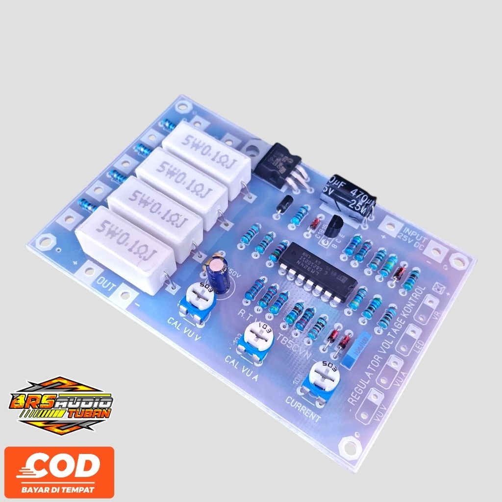 KIT POWER SUPPLY RTVC 30 AMPER RESISTOR TEMBAGA