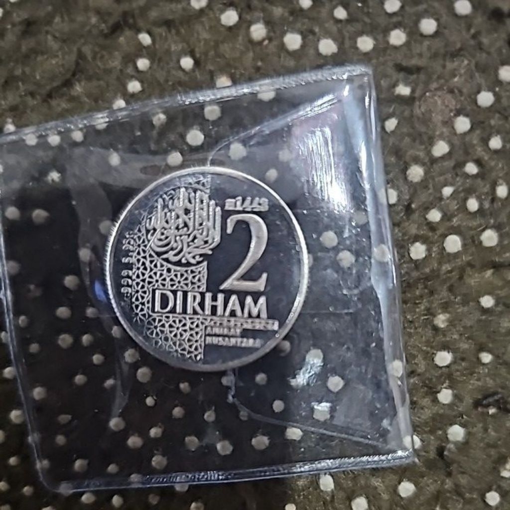Dirham 2 Dirham Koin perak murni murah