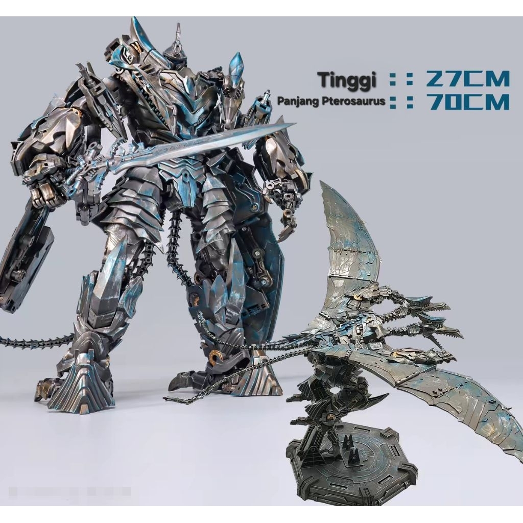BAIWEI Transformer  TW1104 Dinobot Strafe / Steel Whip  Action Figure , Bisa berubah menjadi Pterosa