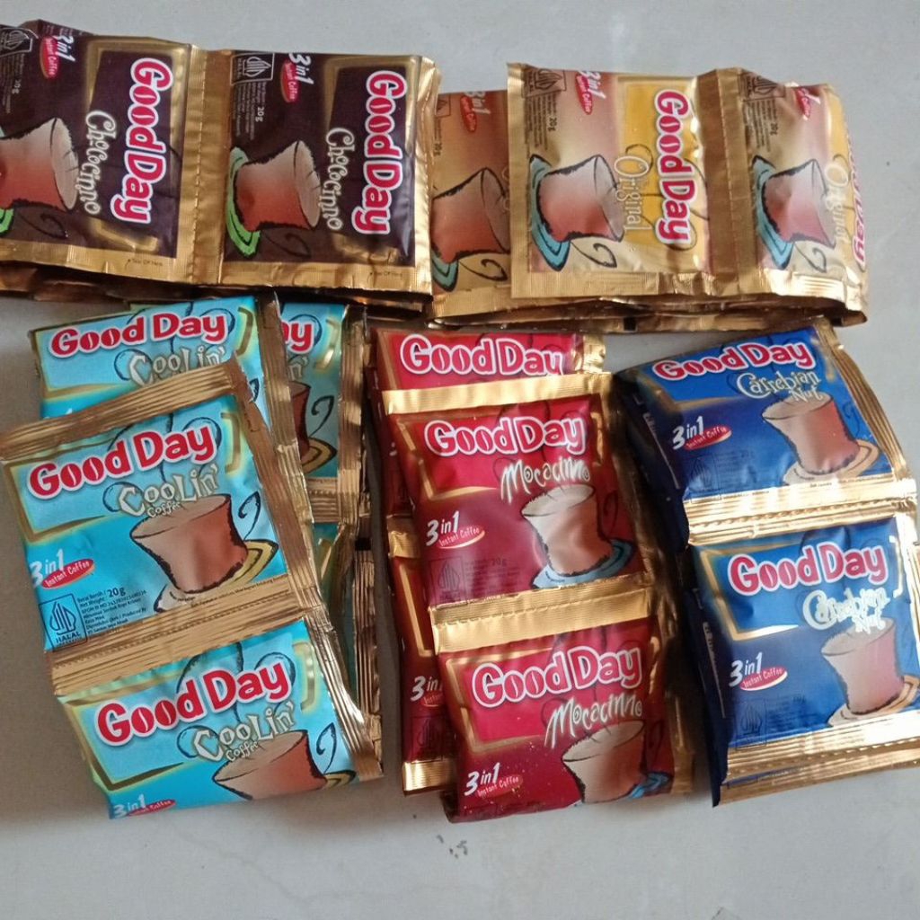 KOPI TORABIKA CREAMY LATTE/JAHE WANGI/GOOD DAY/ABC SUSU/ABC KLEPON/GOOD DAY FREEZE/COFFEEMIX/GOOD DA