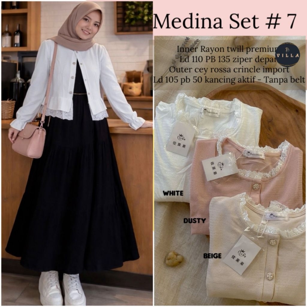 Medina Set, Clara, Disha, Fhina, Miky, Debby, Sharra, Every, Never, Tetty, Nadia, Nadina, Basic, Fra