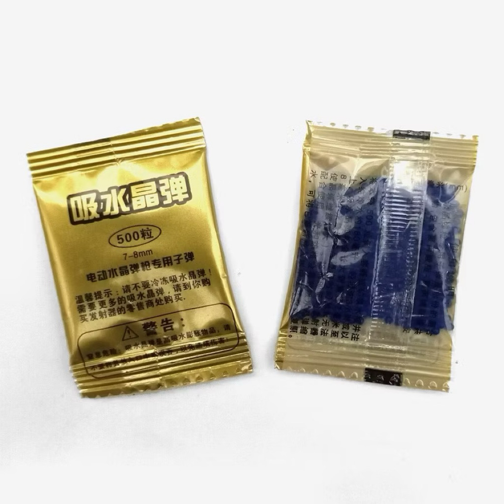 HYC WGG BB Gel BB Bullet Watergel 7-8mm bb gel +- 500 7 8 7/8mm butir sachet