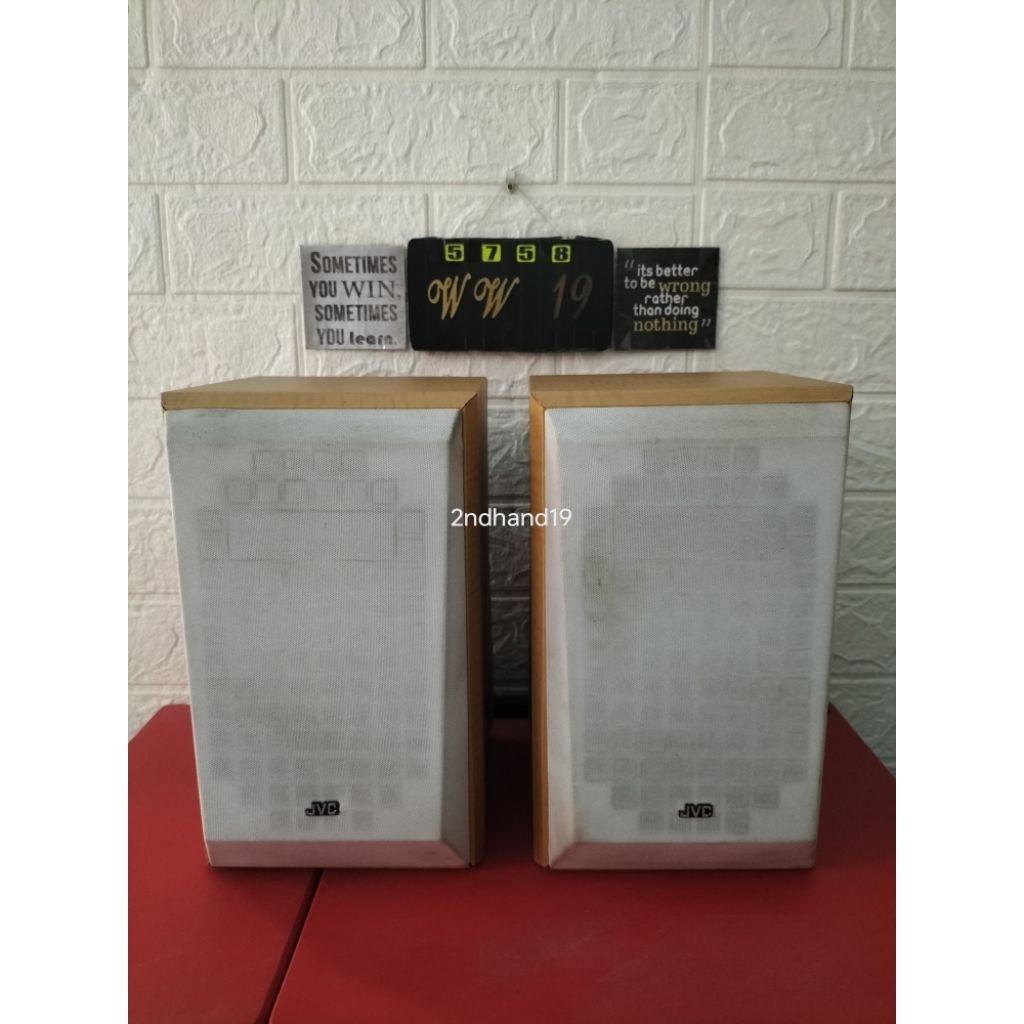 Speaker JVC Pasif Bookshelf Size Bekas Second