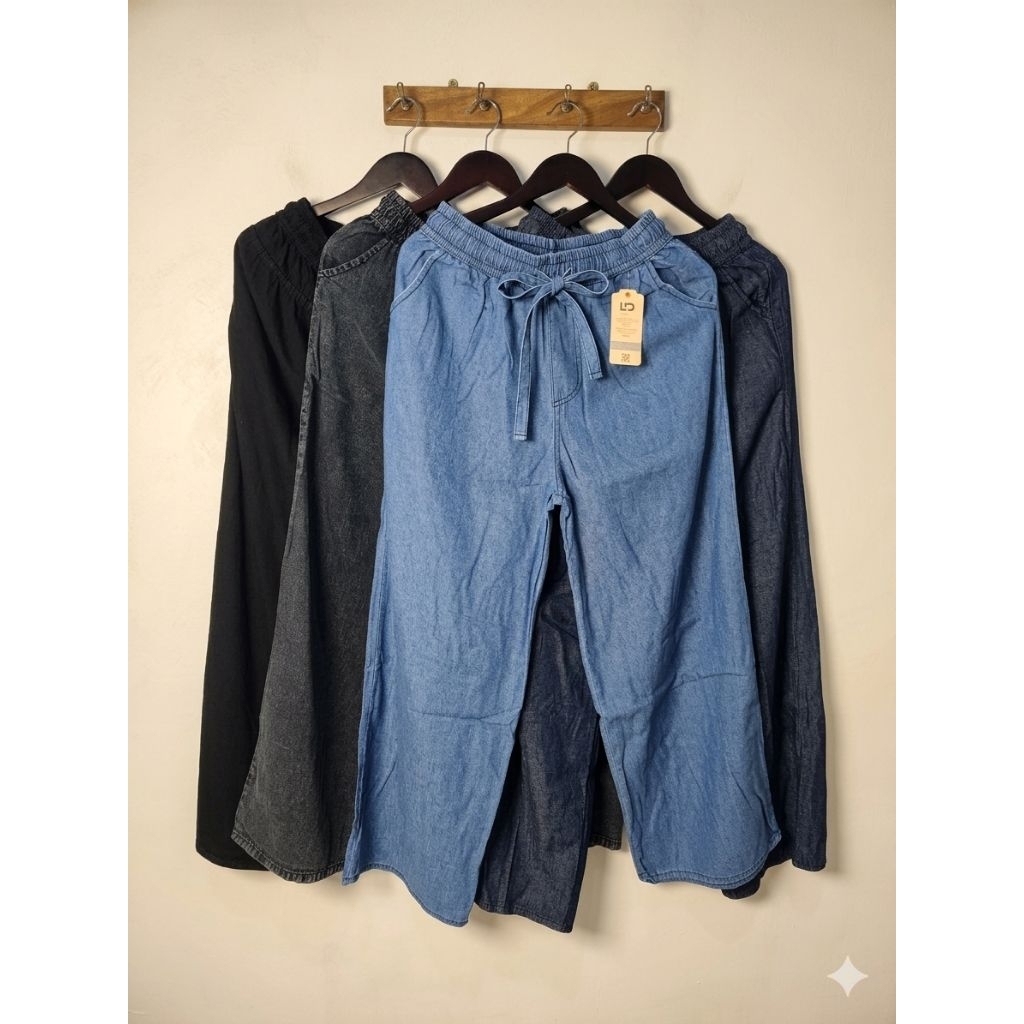 KULOT DENIM HIGHWAIST CAKEP MURAH