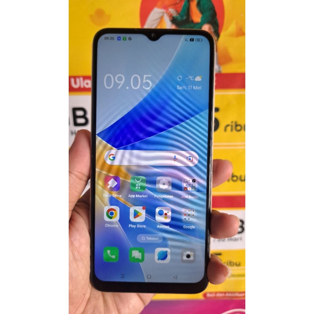 OPPO A17K RAM 3GB INTERNAL 64GB, SECOND NORMAL TES, SIAP PAKAI