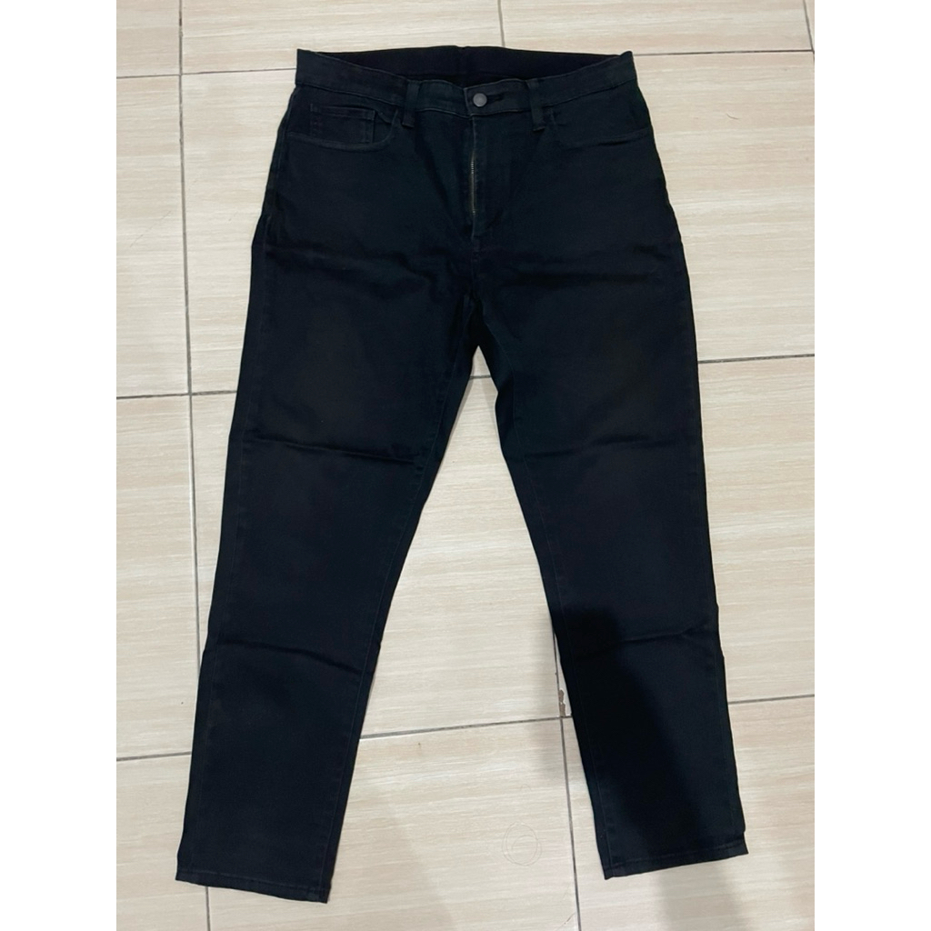preloved celana panjang hitam pants uniqlo zara pria