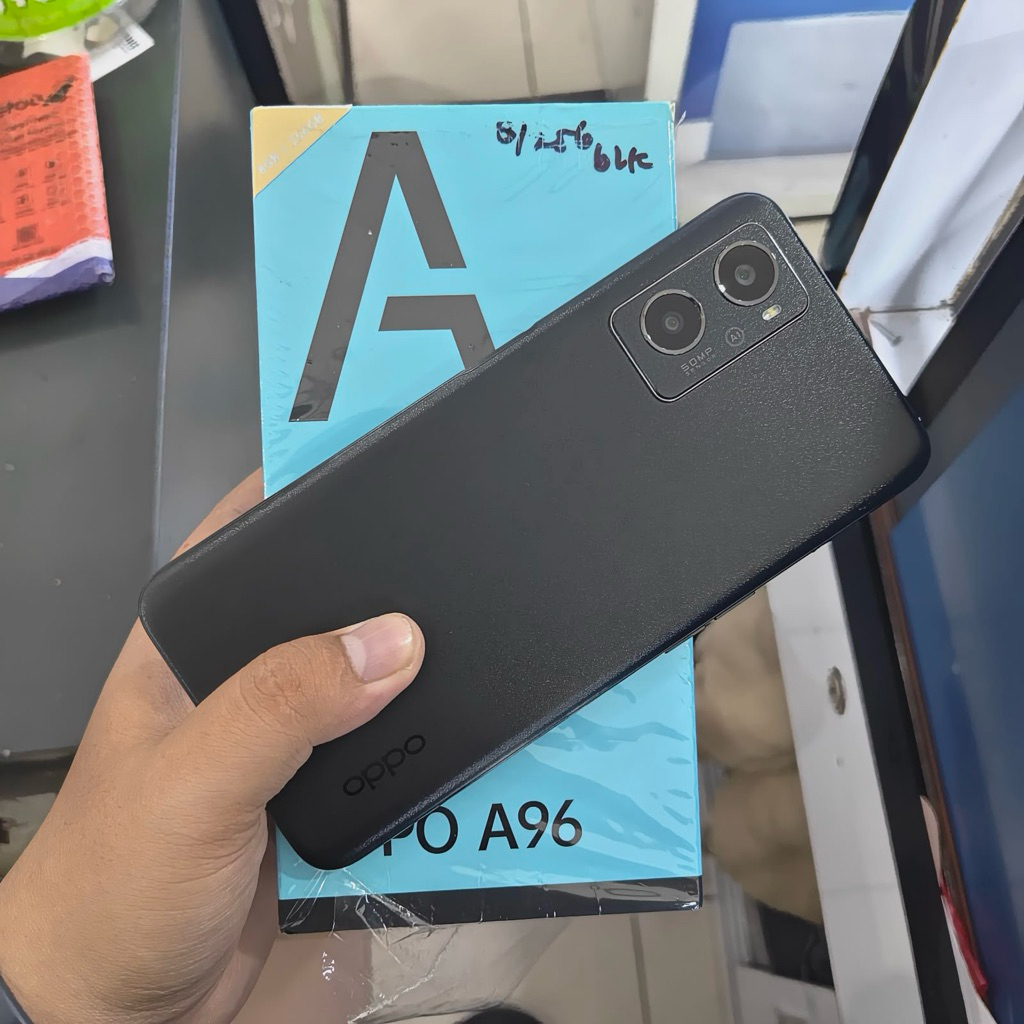 Oppo a96 ram 8/256 second fullset original resmi