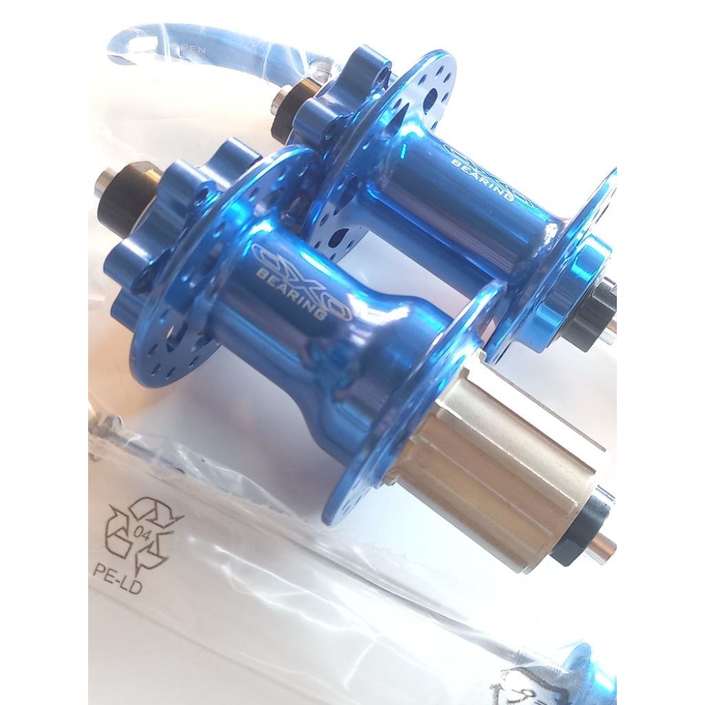 Hub Freehub OXO QR Blue biru 32hole