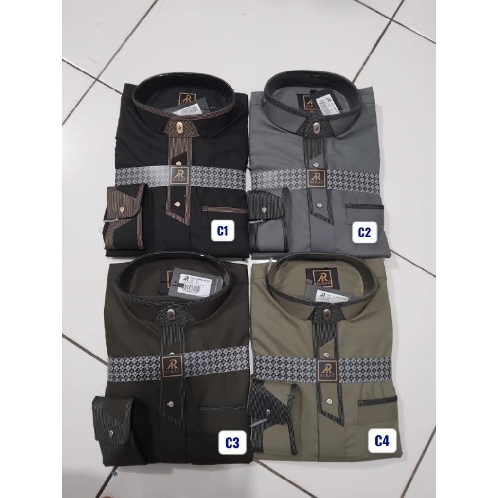 ALRAZ JUBAH GAMIS PREMIUM PANJANG NUSRON SERIES Zipper