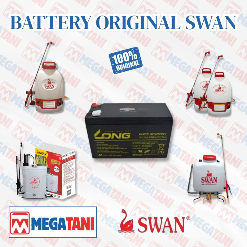 Aki swaan original / Baterai sprayer elektrik swaan / Aki Baterai alat semprot elektrik swan