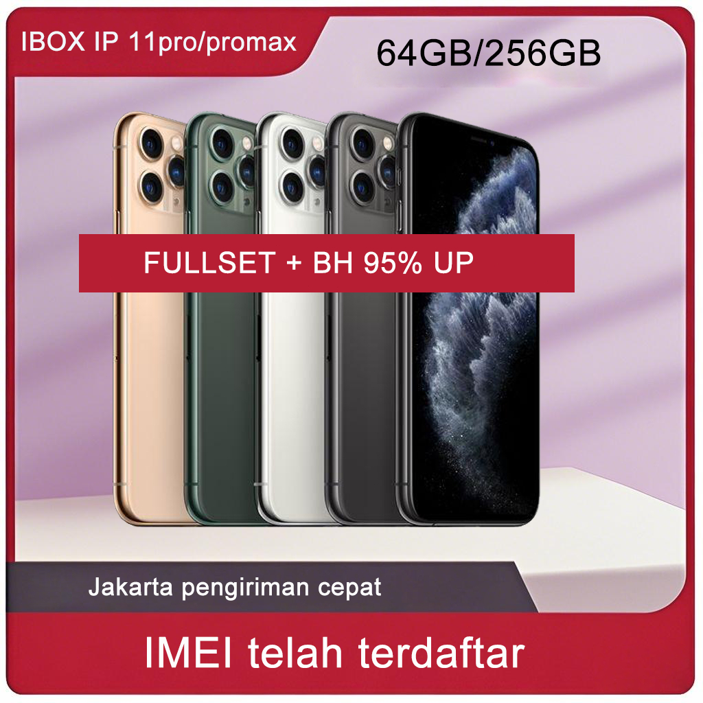 IBOX IP11 pro/promax Second  64GB/256GB BH 95%+ MULUS NORMAL FULLSET Kondisi Perfect