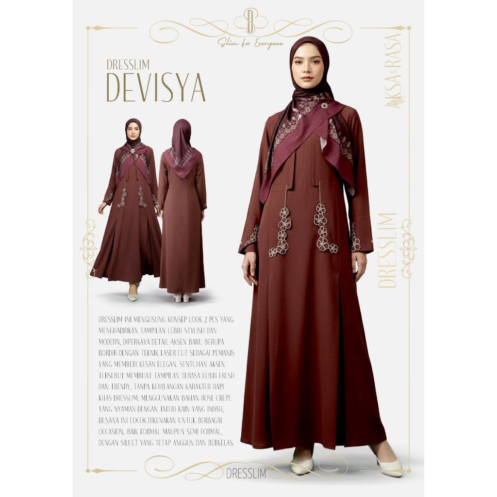 GAMIS WANITA DEVISYA RABBANI ORIGINAL