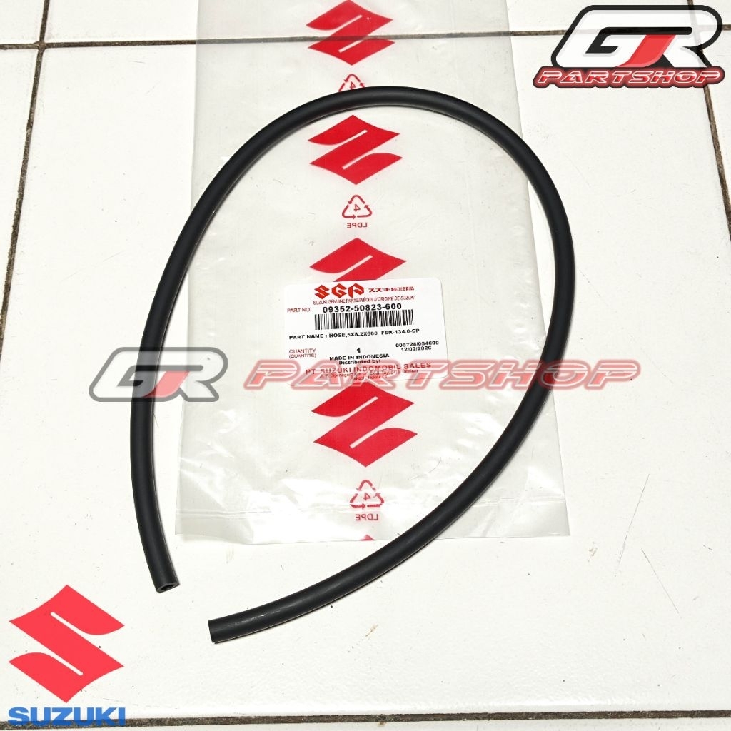 SELANG TABUNG BOTOL KERAN BENSIN SATRIA FU SMASH ORIGINAL SUZUKI ORI ASLI SGP KRAN SLANG OLI SAMPING