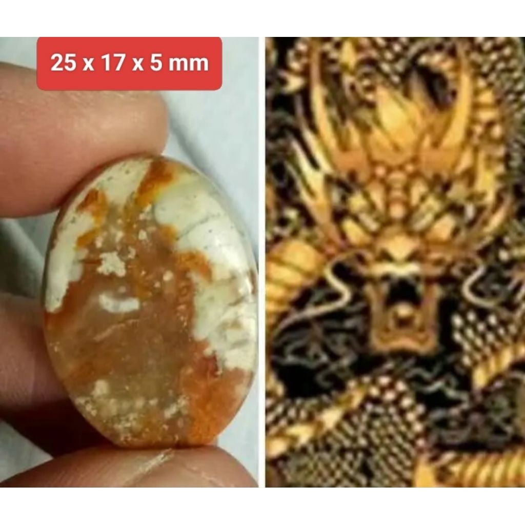 Batu Akik bergambar asli alam