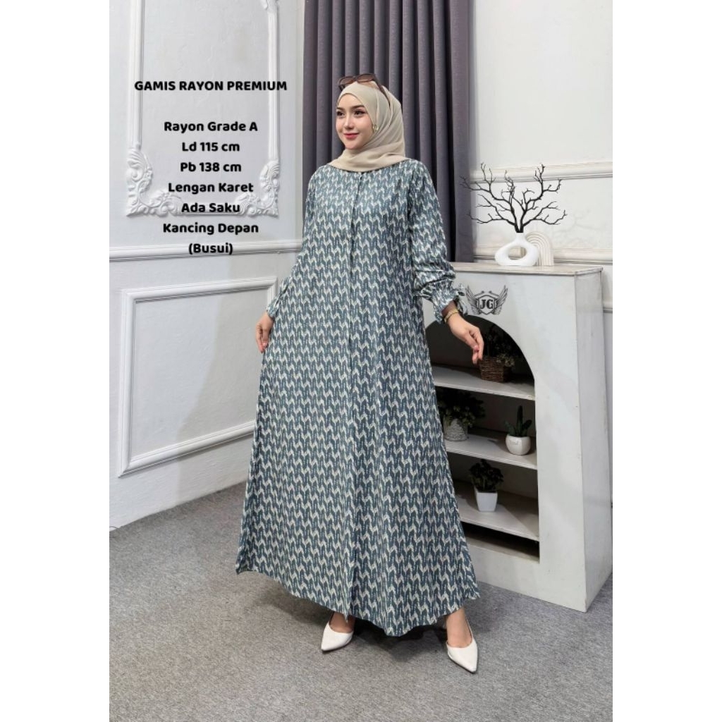 ZETA Gamis Premium/Gamis Rayon Twill premium/Gamis Rayon Twill BUSUI