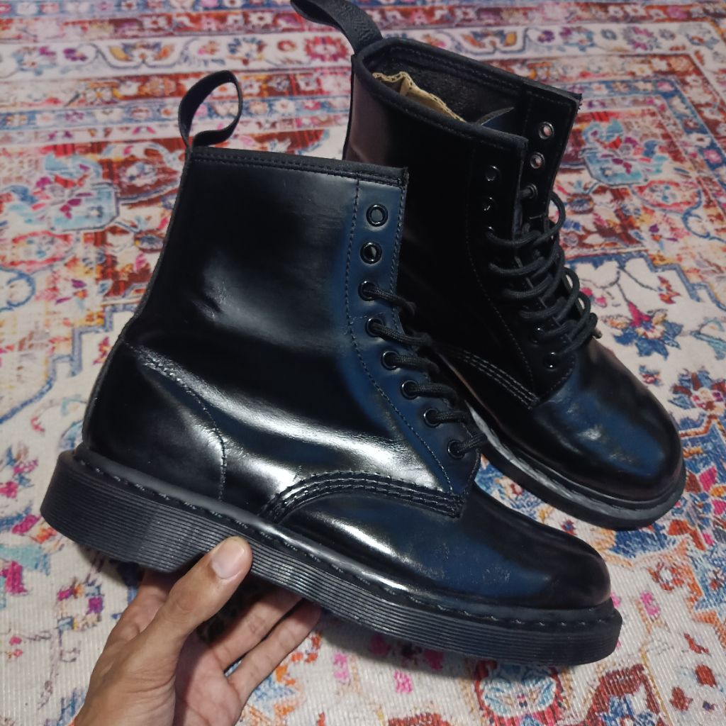Dr Martens 1460 Mono Black Smooth Size 41 docmart dr. martens