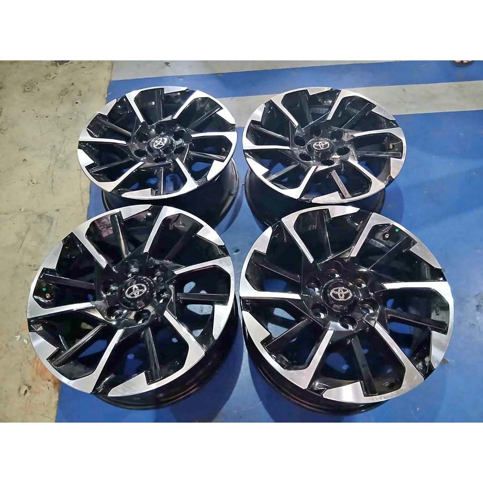 VELG MOBIL FORTUNER GR ORIGINAL SEKEN COPOTAN RING 18 PCD 6X139 TWO TONE