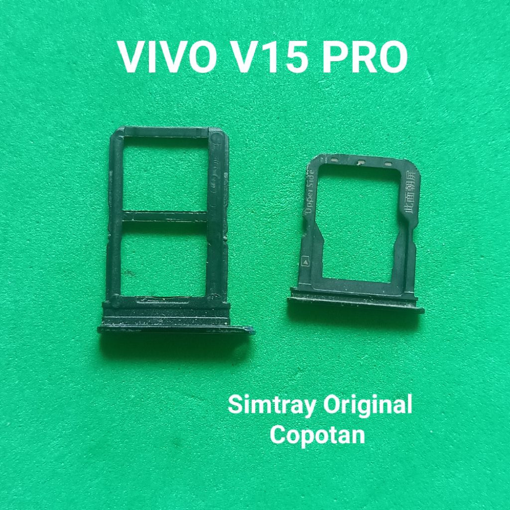 satu set Simtray Vivo V15 Pro Second Original Copotan warna sesuai gambar biru / sesuai tutup belaka
