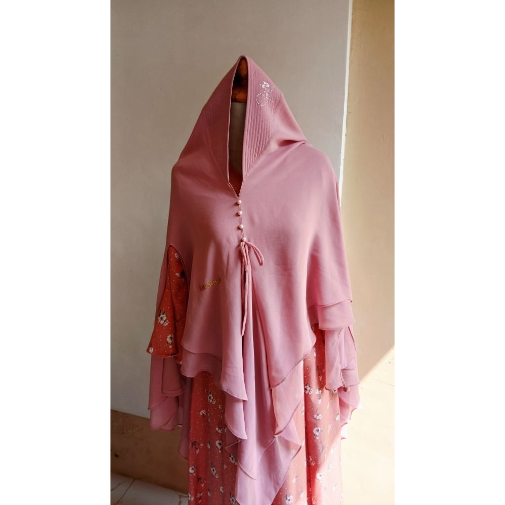 pl gamis set khimar kameela
