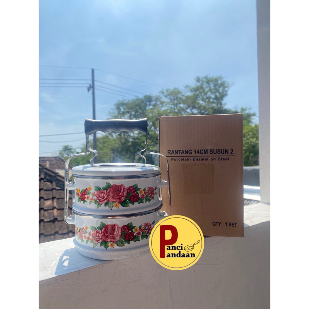 RANTANG ENAMEL SUSUN 2  UK 14 RANTANG JADUL