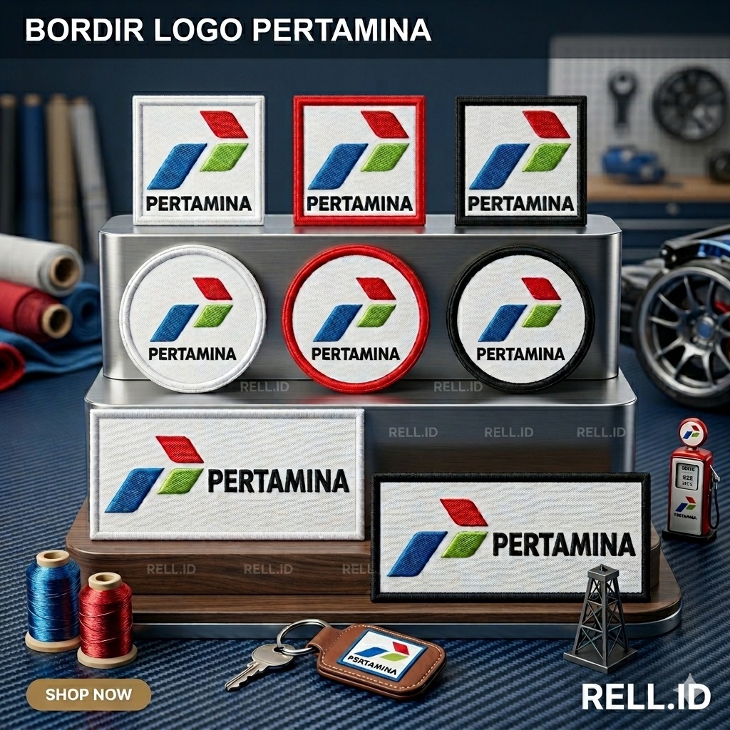 Bordir Logo Pertamina SPBU POM Bensin