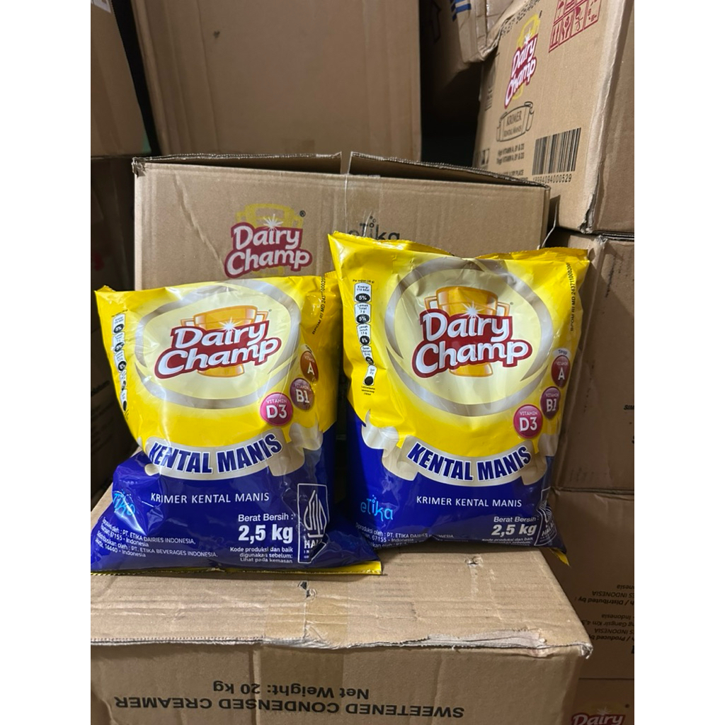 Kental Manis Dairy Champ 2,5Kg 1 dus is 8pcs