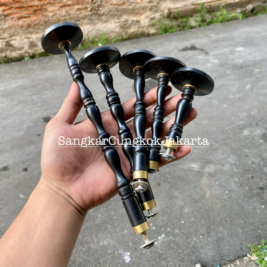 Tangkringan Branjangan Lark Ebony Kayu Hitam Ori Cungkok